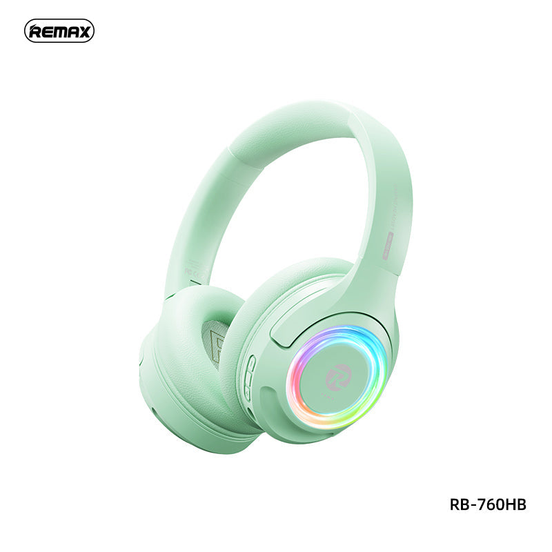 REMAX RB-760HB Bincorui Series Wireless Headphone - Green