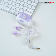 GADGET MAX - GIGII-007 3.5mm Lucky Series Wired Earphone - Pink