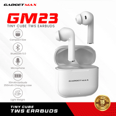 GADGET MAX GM23 TINY CUBE TWS EARBUDS - WHITE