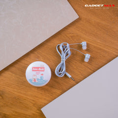GADGET MAX - GIGII-232 3.5mm Judy & Bear Series Wired Earphone - Black