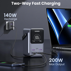 UGREEN 300W 48000mAh Power Bank with Smart Digital Display