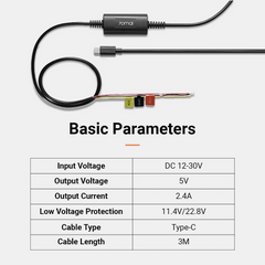 70mai - UP03 Type-C Hardwire Kit