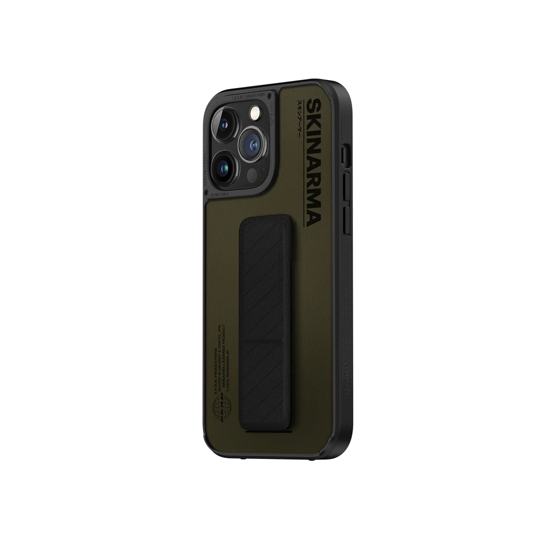 Skinarma iPhone 14 Pro Max (6.7") Gyo Leatherette Bumper (Olive)