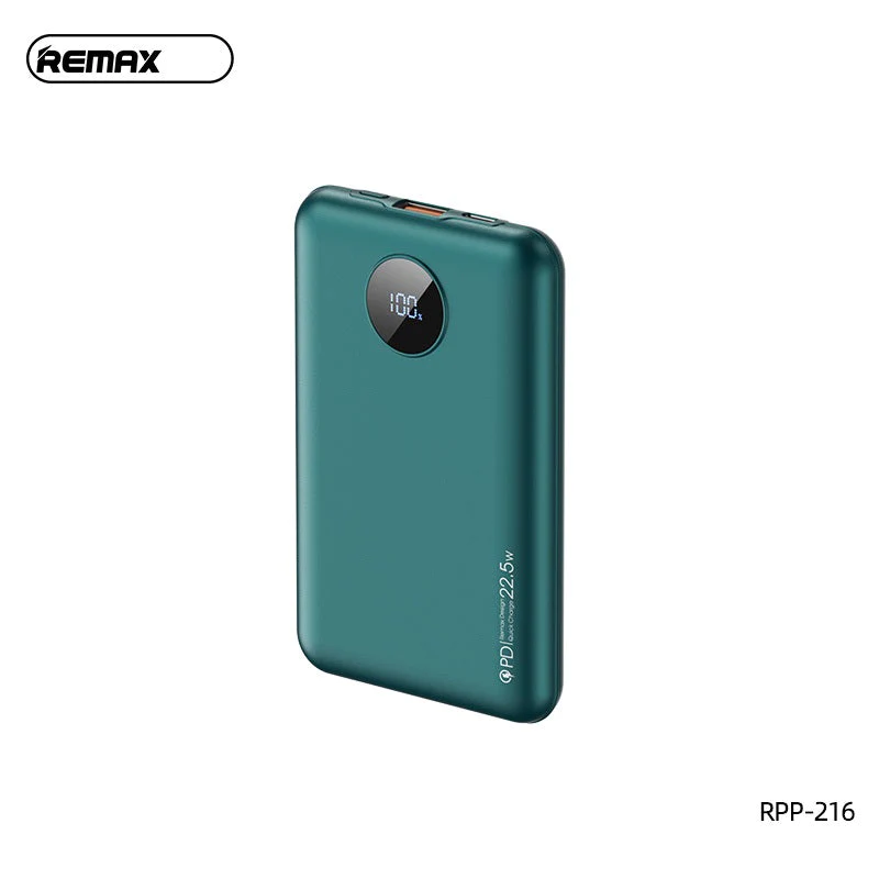 REMAX RPP-216 10000mAh LINZE 2 SERIES 22.5W PD+QC FAST CHARGING POWER BANK