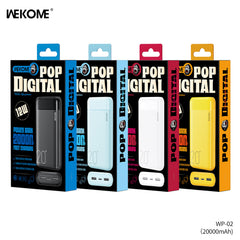 WEKOME WP-02 POP POWER SERIES 20000MAH POWER BANK (2.1A)