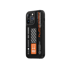 Skinarma iPhone 14 Pro Max (6.7") Shingoki Leatherette Bumper (Orange )