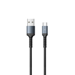 REMAX RC-C008 A-M KAYLA 2 SERIES 2.4A ELASTIC ALUMINUM DATA CABLE FOR MICRO (1M), Micro Cable, Data Cable, Charging Cable