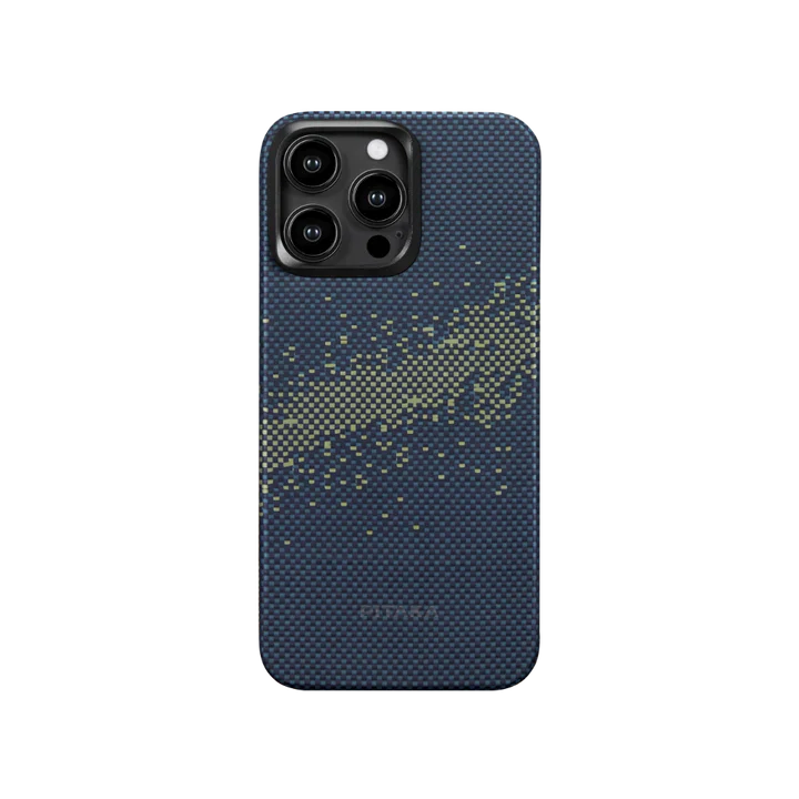 PITAKA iPhone 15 Pro Max MagZE Case Pro 4  (Milky Way Galaxy)