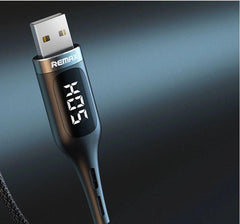 REMAX RC-096A LEADER SMART DISPLAY 2.1A DATA CABLE FOR TYPE.C,Cable,Type C Cable for Andorid,USB Type C Cable,USB C Charger Cable,Type C Data Cable,Type C Charger Cable,Fast Charge Type C Cable,Quick Charge Type C Cable,the best USB C Cable