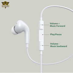 REMAX RM-533 AirPlusPro Type C Wired Earphone , Type C Wired Earphone ,Type C Headphone ,Type C Stereo Sound Wired Headset ,USB C  headphone , Type C Earphone For Samsung,Huawei ,Xiaomi