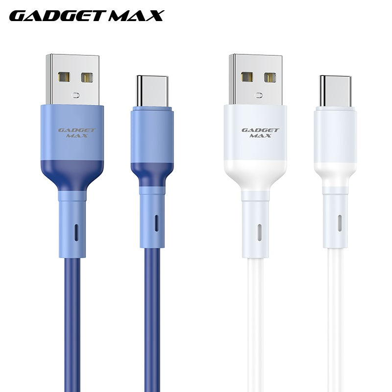 GADGET MAX GX10 TYPE-C 3A CHARGING DATA CABLE FOR TYPE-C (3A)(1M) - BLUE