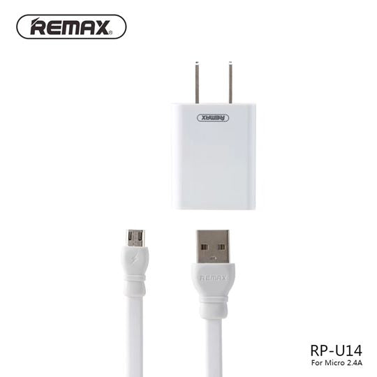 REMAX (MICRO)RP-U14 TRAVELLER SERIES  WITH 2.4 DATA CABLE , Travel Charger , Smart Travel Adapter , World Travel Adapter , Universal Travel Adapter Travel Charger for mobile ,travel charger , Universal Travel Adapter Wall , Universal Adapter Socket ,