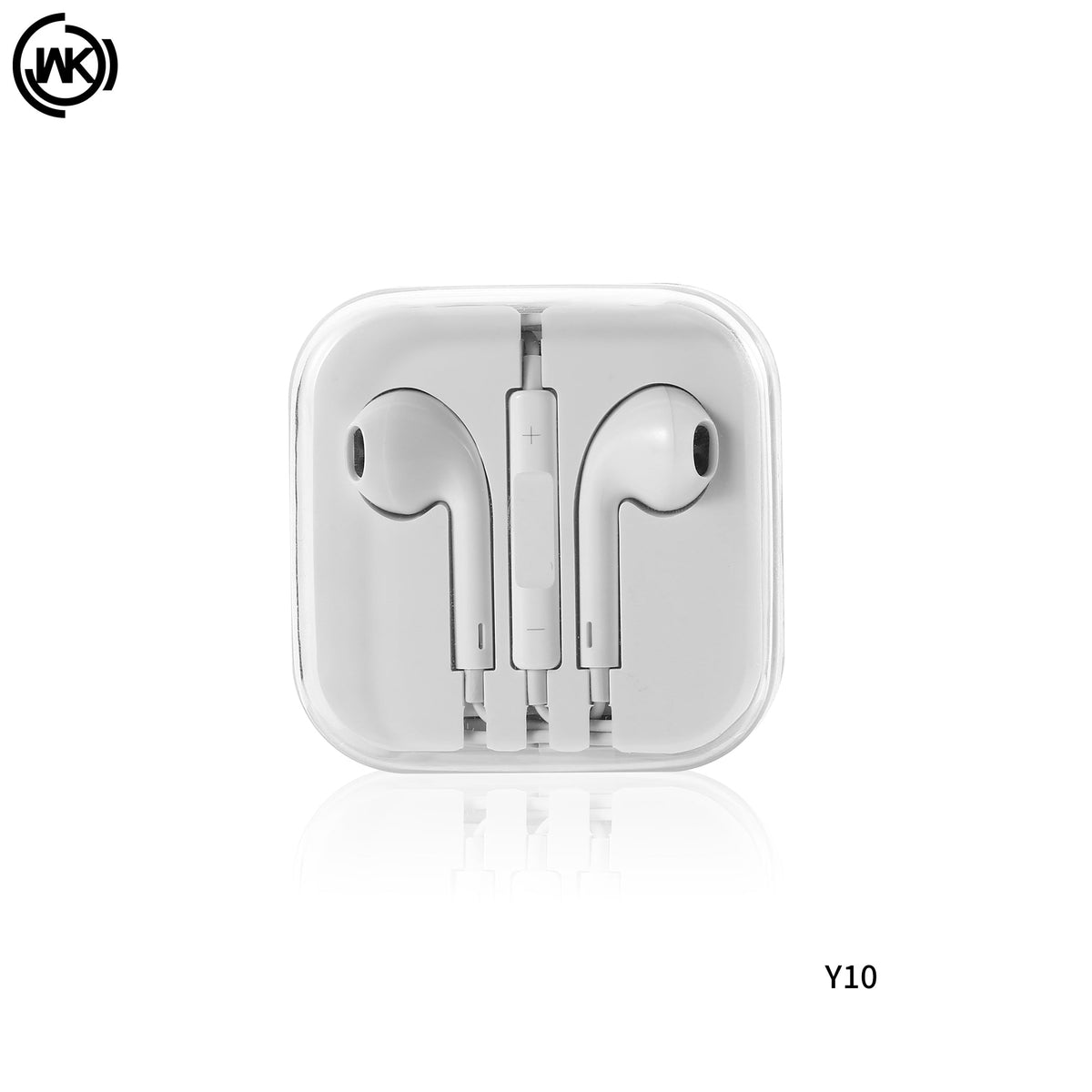 WK Y10 Earphone, 3.5MM Wired Earphone Best, wired earphone with mic , Hifi Stereo Sound Wired Headset , sport wired earphone , 3.5mm jack wired earphone , 3.5mm headset for mobile phone , universal 3.5mm jack wired earphone