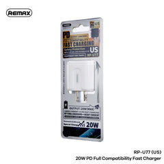 Remax RP-U77 PD 20W Full Compatibility Fast Charger