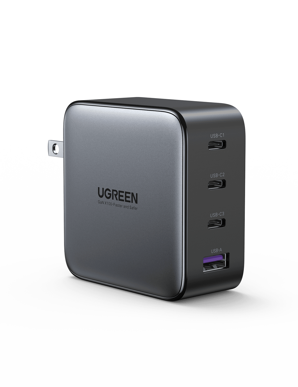 UGREEN CD226 GAN FAST CHARGER 100W (1USB,3TYPE-C), GAN 100W Charger, 100W Fast Charger