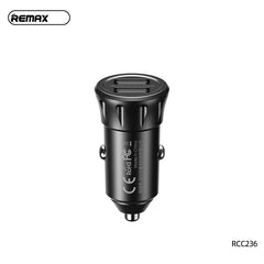 REMAX RCC236 VANGUARD SERIES 2USB 2.4A CAR CHRAGER(2USB), Multiple Ports Car Charger