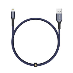 AUKEY CB-AKL1 BK MFI USB A To Lightning Kevlar Cable - 1.2 Meter, iPhone Cable, Lighting Cable