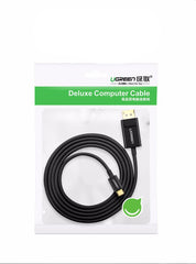 UGREEN MM139 USB TYPE-C TO DP CABLE (1.5M), Type-C to DP Cable, Display Port Cable - Black