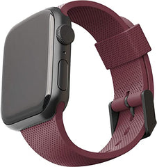 UAG Apple Watch Band 40mm 38mm, iWatch Series 6/5/4/3/2/1 & Watch SE, Soft Stylish Dot Silicone Series Strap (Aubergine Color)