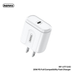 Remax RP-U77 PD 20W Full Compatibility Fast Charger