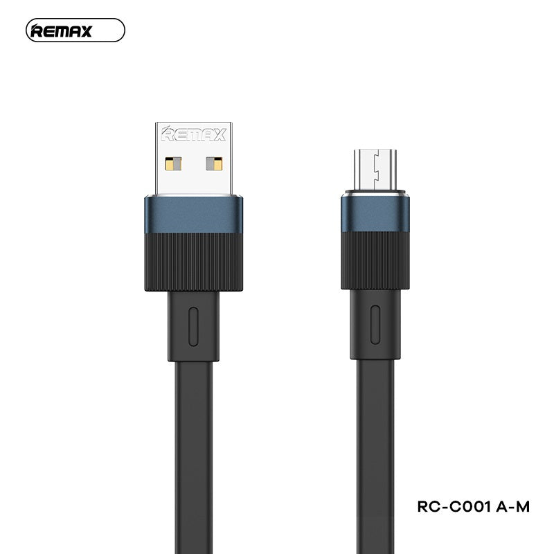 REMAX RC-C001 A-M/A-L/A-C FLUSHING SERIES 2.4A ELASTIC ALUMINUM DATA CABLE FOR MICTO/IPH/T-C (1M), iPhone Cable, Lighting Cable, Type-C Cable, Micro Cable, Android Cable, Data Cable