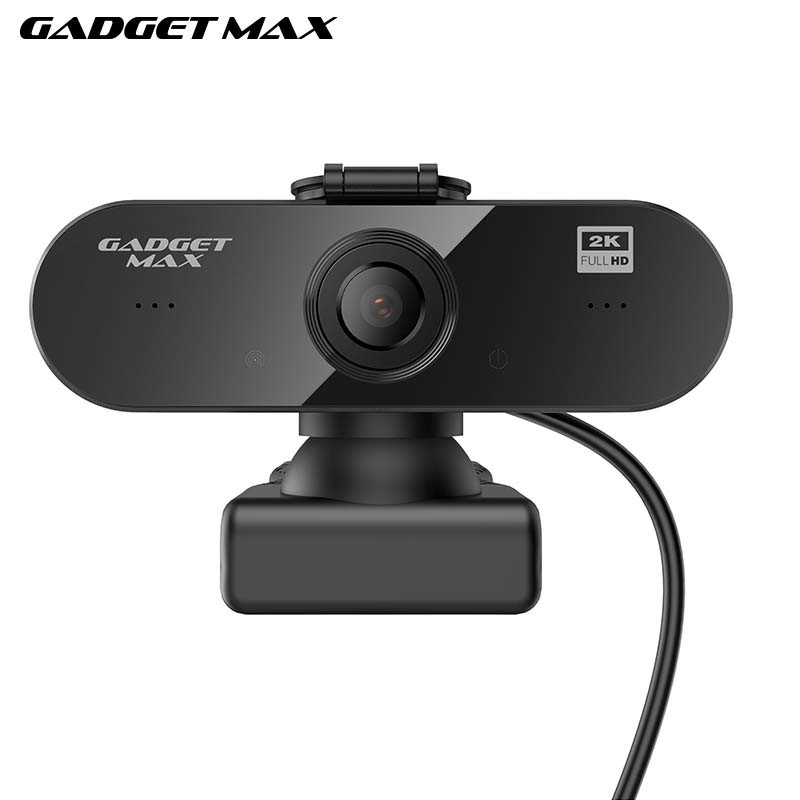 Gadget Max GW-01 Support Optical Beauty DI06 USB Web 2K Full HD Computer Camera