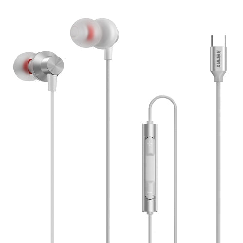 REMAX RM-560 Type C Wired Earphone METAL, FOR MUSIC & CALL ,Type C Earphone , Type C Wired Earphone ,Type C Headphone ,Type C Stereo Sound Wired Headset ,USB C  headphone , Type C Earphone For Samsung,Huawei ,Xiaomi