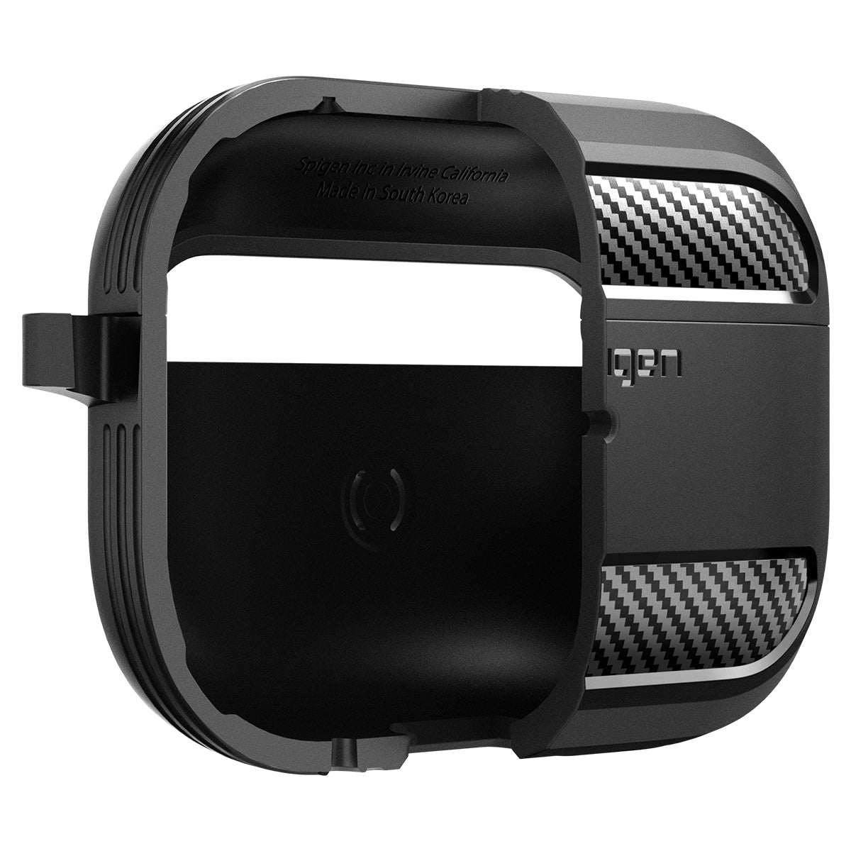 Spigen AirPods Pro (2nd Gen) Rugged Armor Series - Matt Black