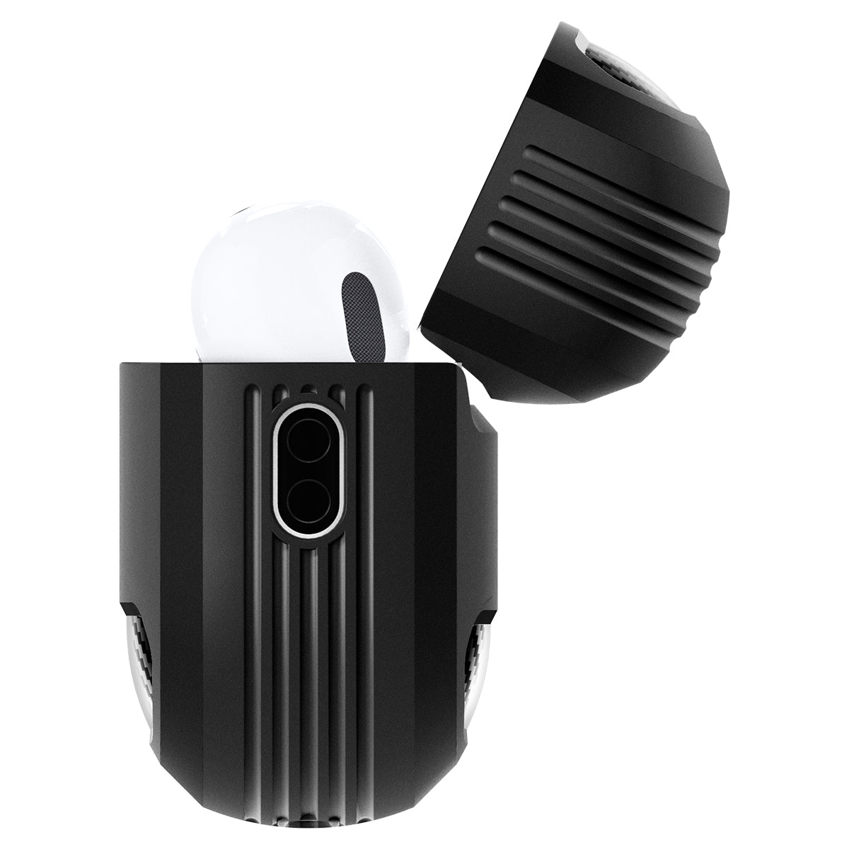 Spigen AirPods Pro (2nd Gen) Rugged Armor Series - Matt Black