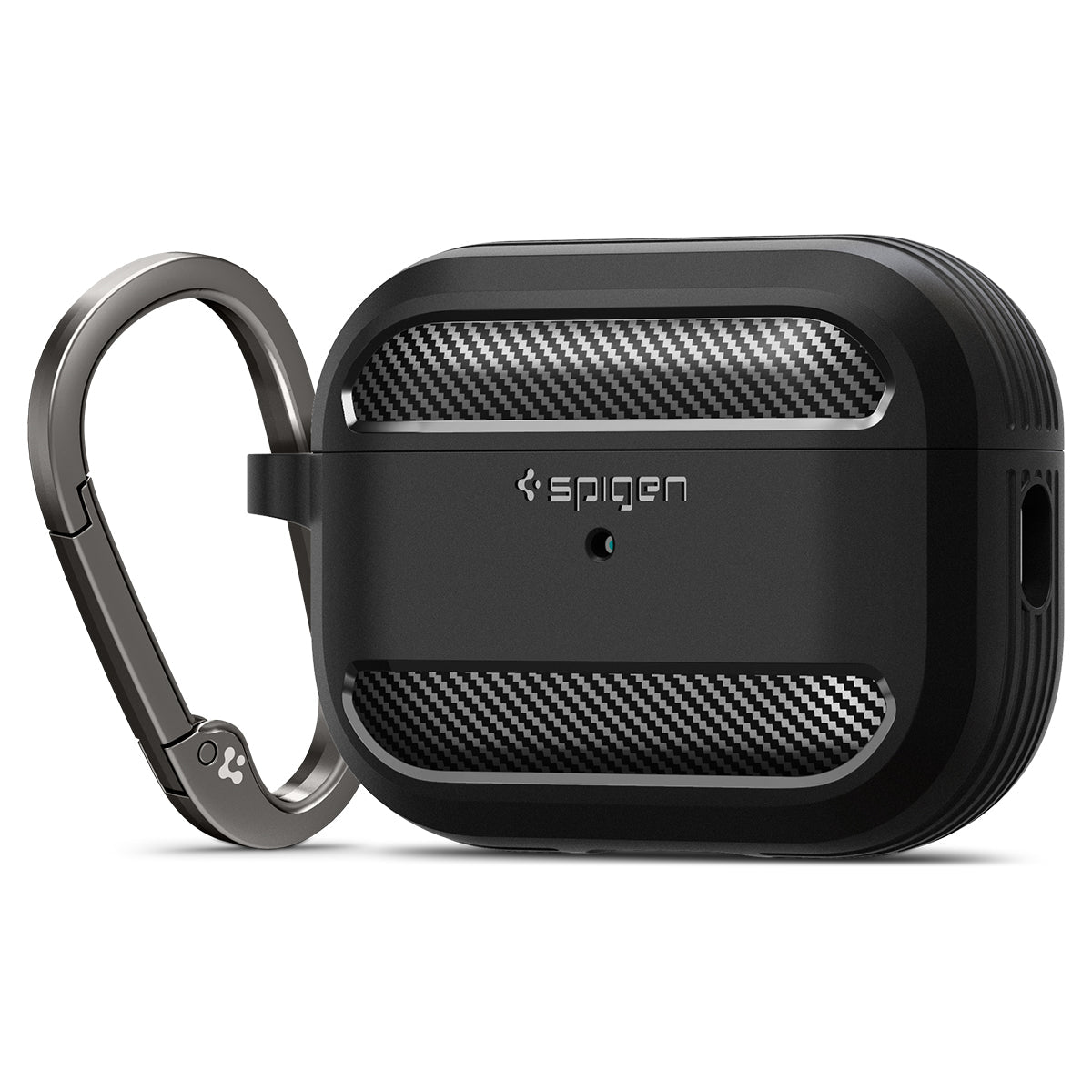 Spigen AirPods Pro (2nd Gen) Rugged Armor Series - Matt Black