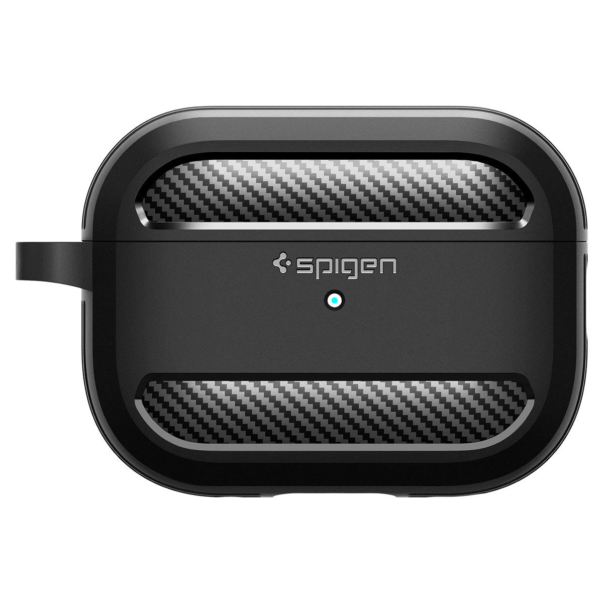 Spigen AirPods Pro (2nd Gen) Rugged Armor Series - Matt Black