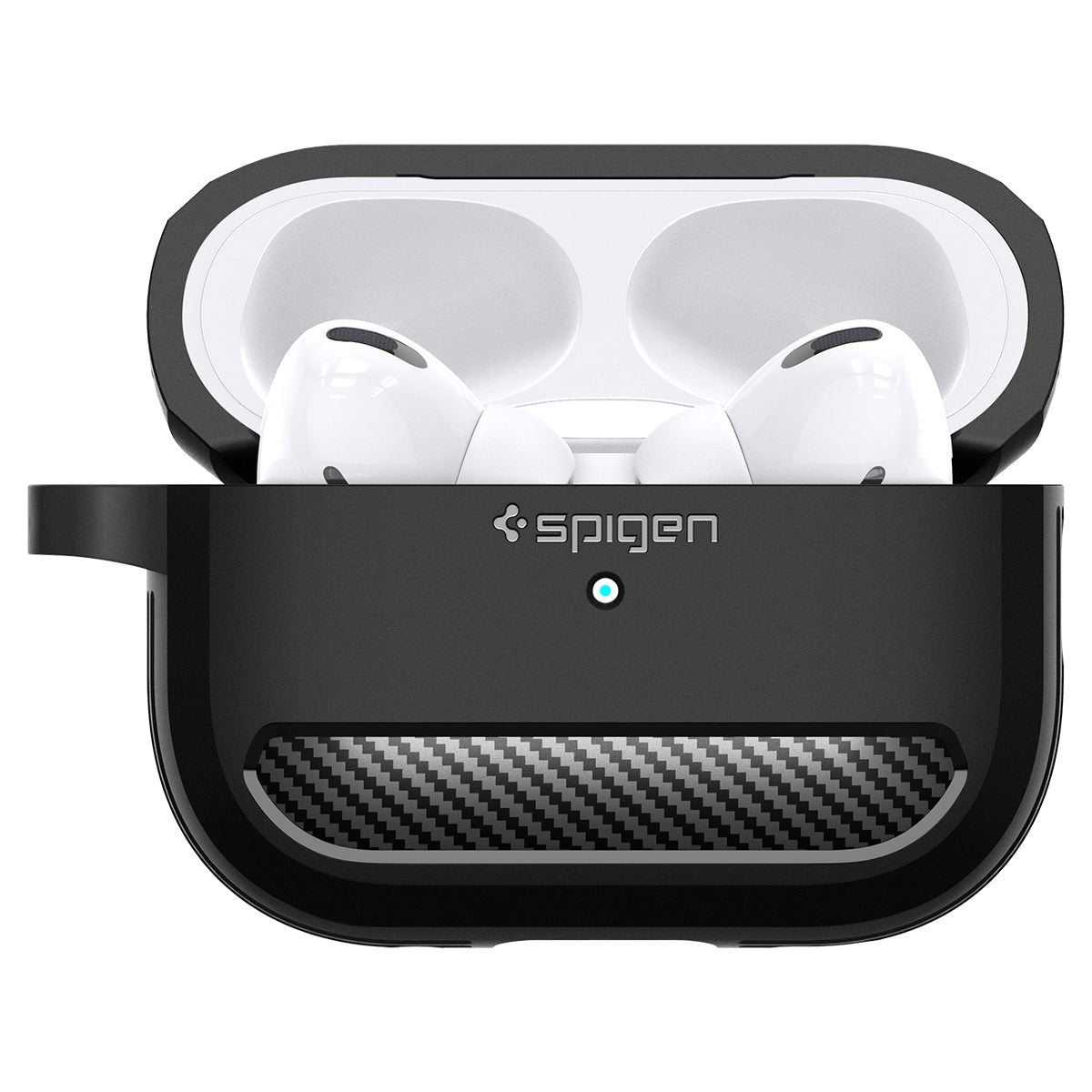 Spigen AirPods Pro (2nd Gen) Rugged Armor Series - Matt Black