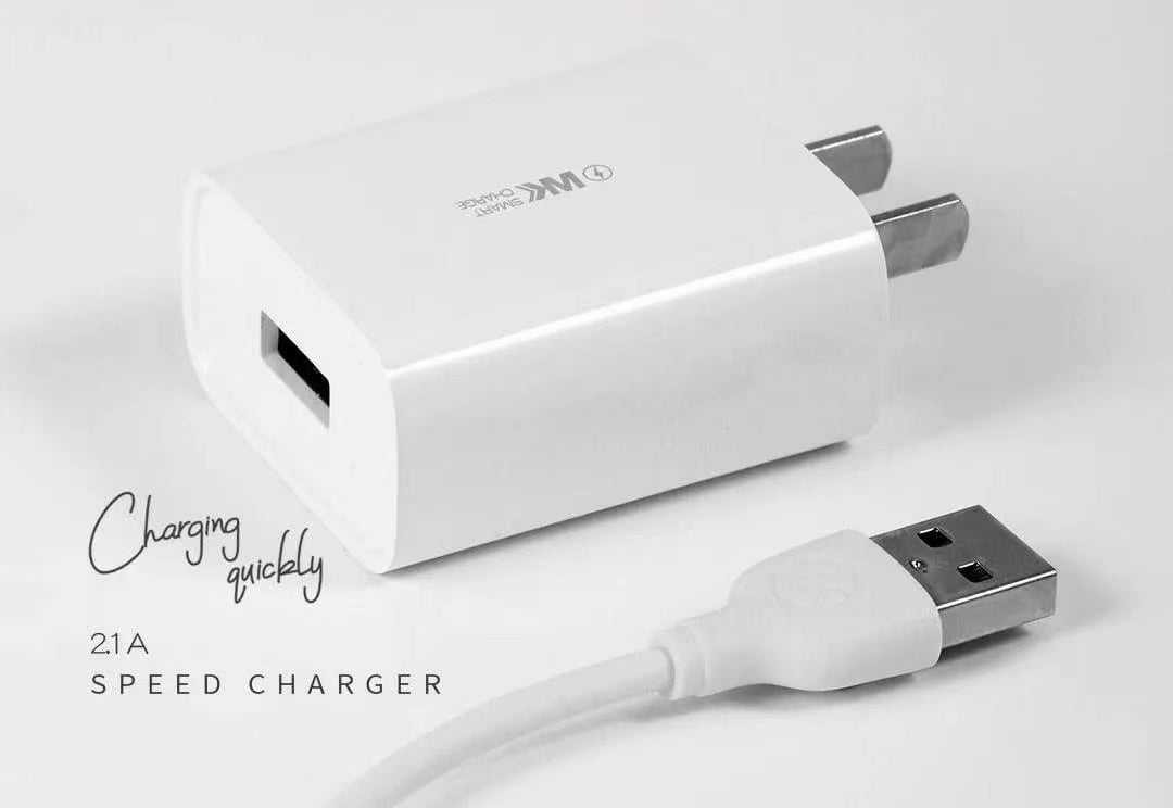 WK (WP-U59 I-PH) SPEED 3C CHARGER FOR LIGHTNING WITH DATA CABLE,Charger , USB Phone Charger , Mobile Phone Charger , Smart Phone Charger , Andriod Phone Charger  , quick charger , fast charger , cell phone charger ,  wall charger , Portable Charger