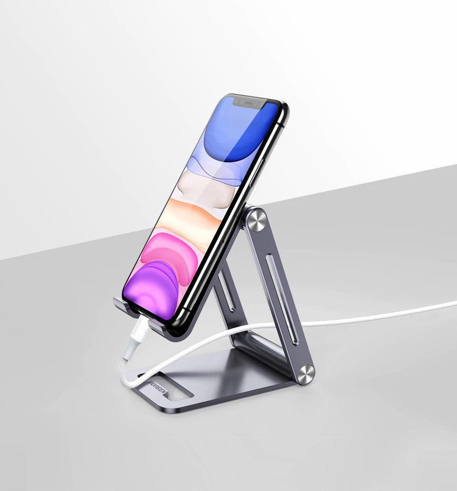 Ugreen Phone Holder with Roller New Floadable Multi-Angle Aluminum Phone Stand