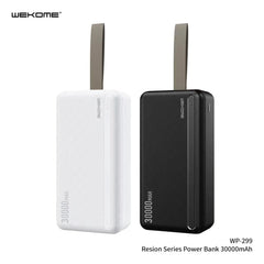 WEKOME WP-299 30000MAH RESION SERIES POWER BANK (2.4A) - Black