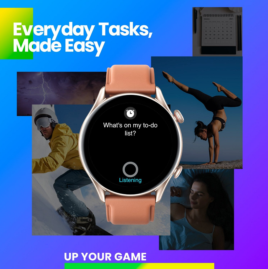 AMAZFIT GTR 3 PRO SMART WATCH-Brown