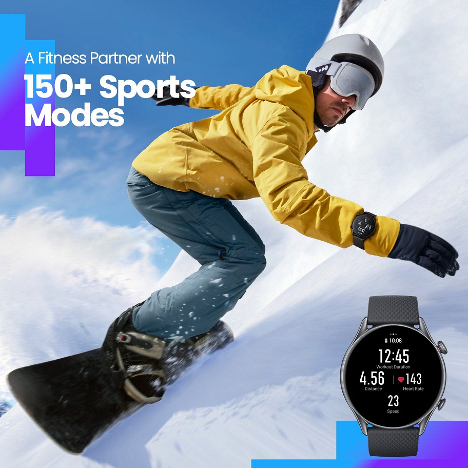AMAZFIT GTR 3 PRO SMART WATCH-Brown