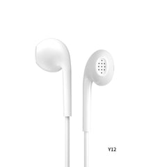 WK Y12Earphone , 3.5MM Wired Earphone , Budget wired earphone with mic , Hifi Stereo Sound Wired Headset , sport wired earphone , 3.5mm jack wired earphone , 3.5mm headset for mobile phone , universal 3.5mm jack wired earphone