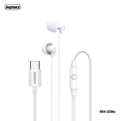 REMAX RM-208A TYPE-CWIRED SLEEP EARPHONEFOR MUSIC & CALL(1.2M)