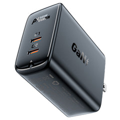 ACEFAST A31 PD 50W GAN (USB-C+USB-C) DUAL PORT CHARGER - BLACK