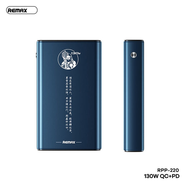 Remax Rpp-20 Wired Power Bank Multi Use 50000Mah - Navy