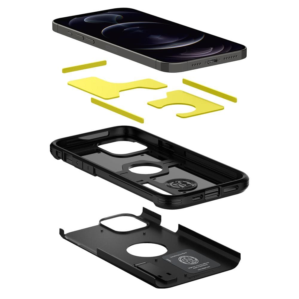 Spigen iPhone 12 Pro Max Tough Armor Series-Black