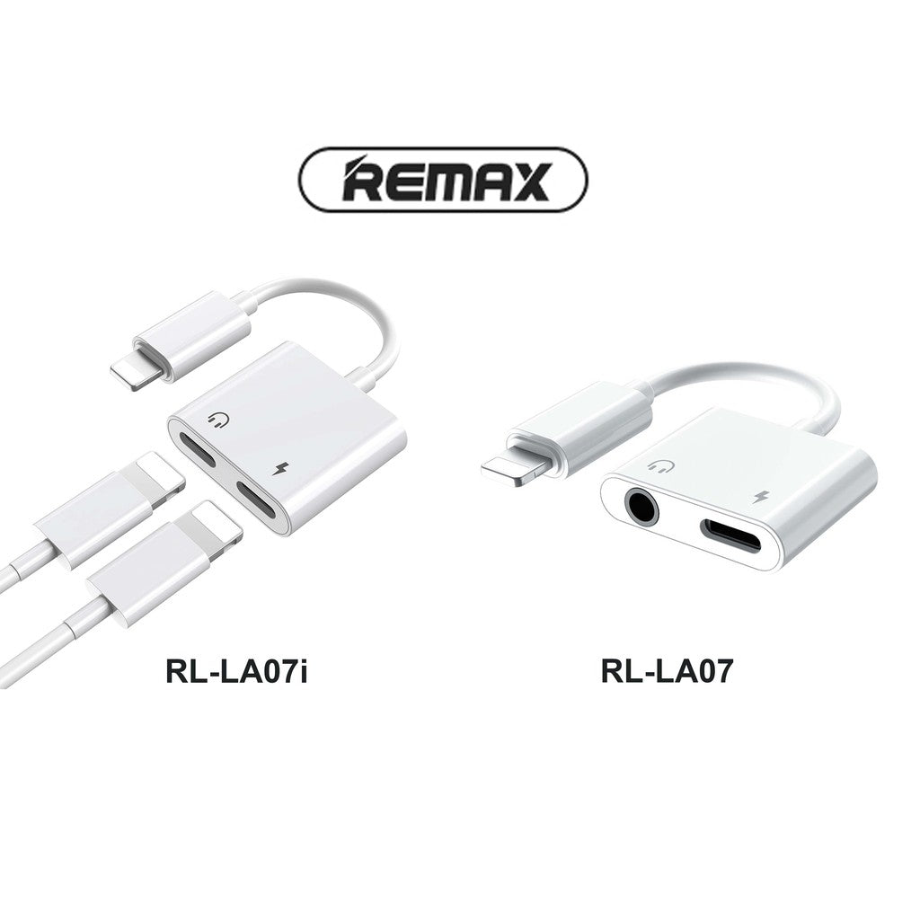 REMAX RL-LA07 2.0A CONCISE SERIES 3.5MM & LIGHTNING AUDIO ADAPTER,Phone Audio Adapter,iPhone 7 Adapter,iPhone 8 plus Headphone Jack,Lightning to 3.5 mm,Audio Connector for iPhone 7/8/8 plus/X/XS/XR /11/11 Pro/11 Pro Max/12/12 Pro/12 Pro Max  Audio Adapter