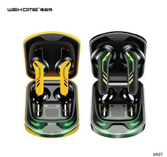WK TWS-VA07 SUPER GAMING TRUE WIRELESS EARBUDS (5.1V) (13MM), Gaming Earbuds, TWS Earbuds, Wireless Earbuds